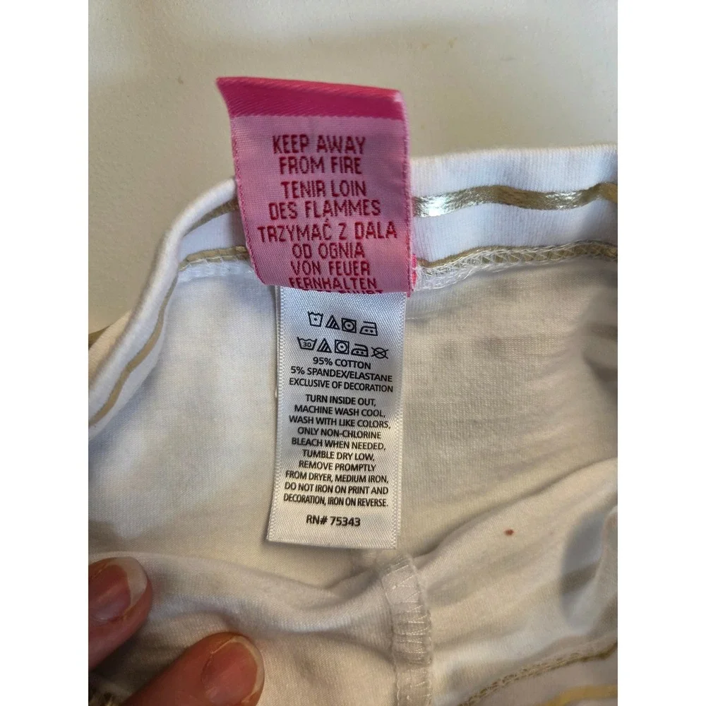 Isaac Mizrahi Loves New York Toddler Girls Tunic and Gold Stripe Legging Set 2T